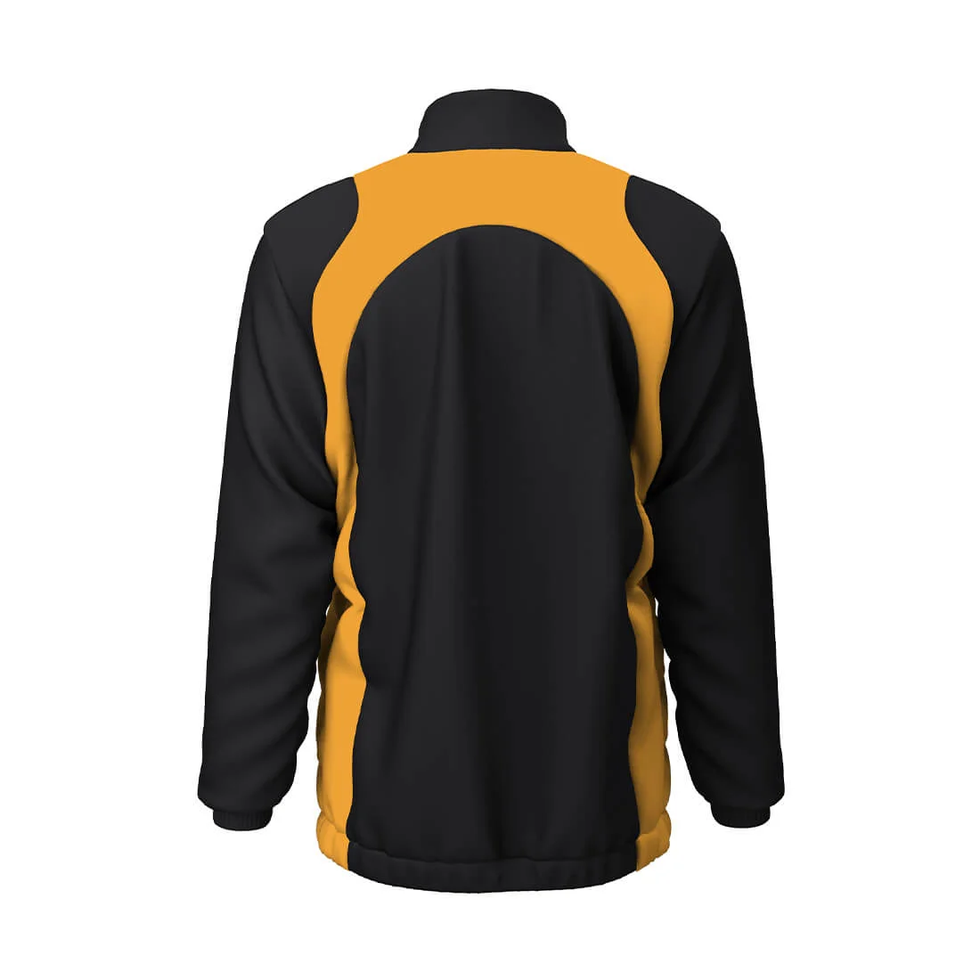 ZING Sportswear Showerproof Jacket | Training Kit and Teamwear - Black and Amber Back