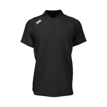 ZING Sportswear Elite Polo Shirts | Training Kit and Teamwear Black Front