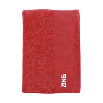 Sports Towel | Available in two sizes | ZING Sportswear - Red