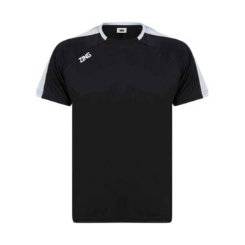 ZING Sportswear Match Training Shirt | Training Kit and Teamwear - Front Black and White